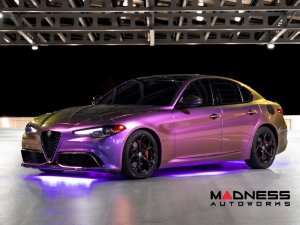 Alfa Romeo Giulia Front V Shield Grill Frame - Carbon Fiber - Feroce Carbon